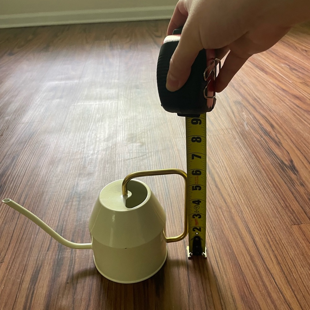 Elegant Cream Watering Can